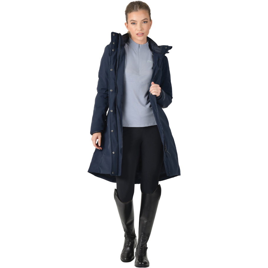2025 Weatherbeeta Womens All Purpose Waterproof Longline Equestrian Jacket 1028432 - Navy